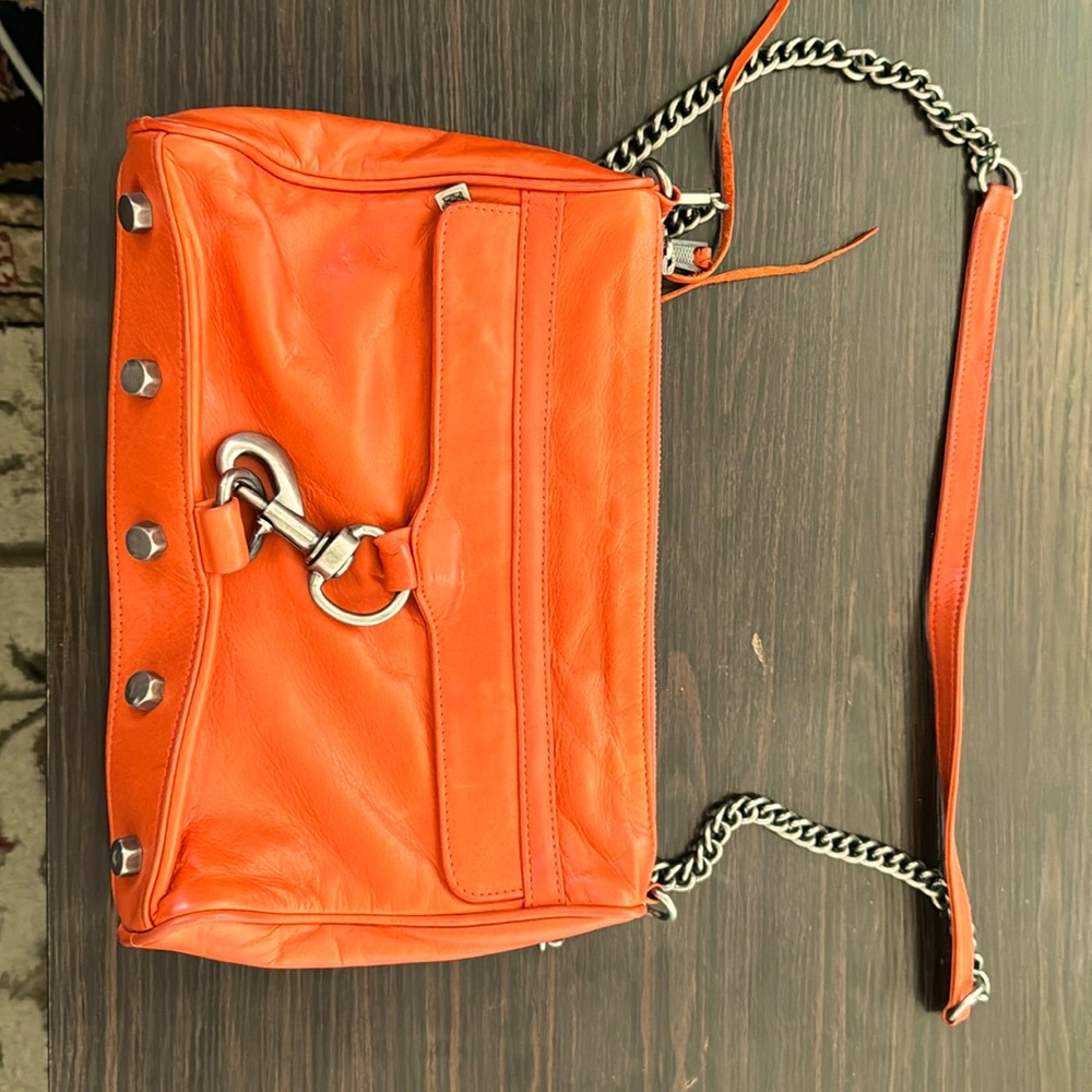 Orange Rebecca Minkoff Mac Bag